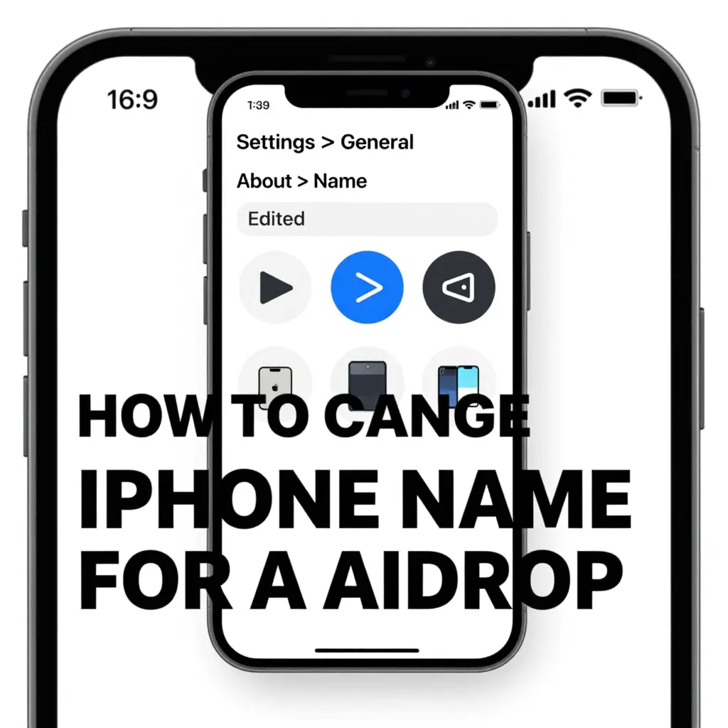 how to change iphone name