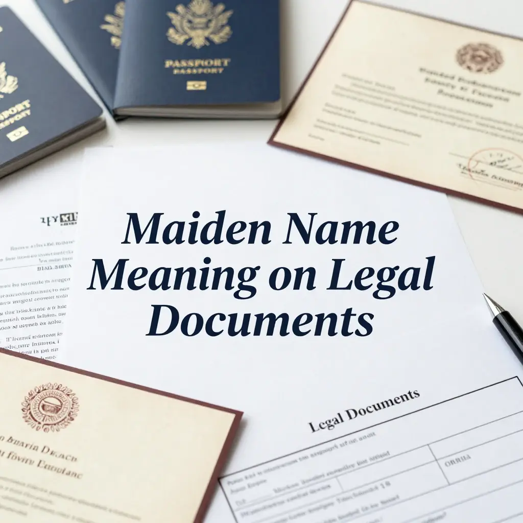 maiden name meaning