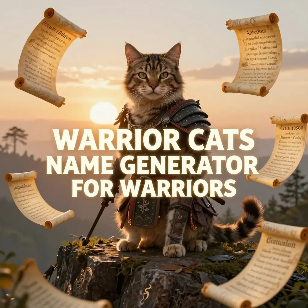 warrior cats name generator
