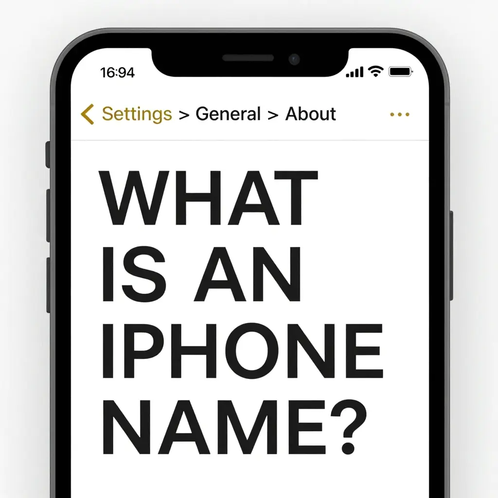 how to change iphone name