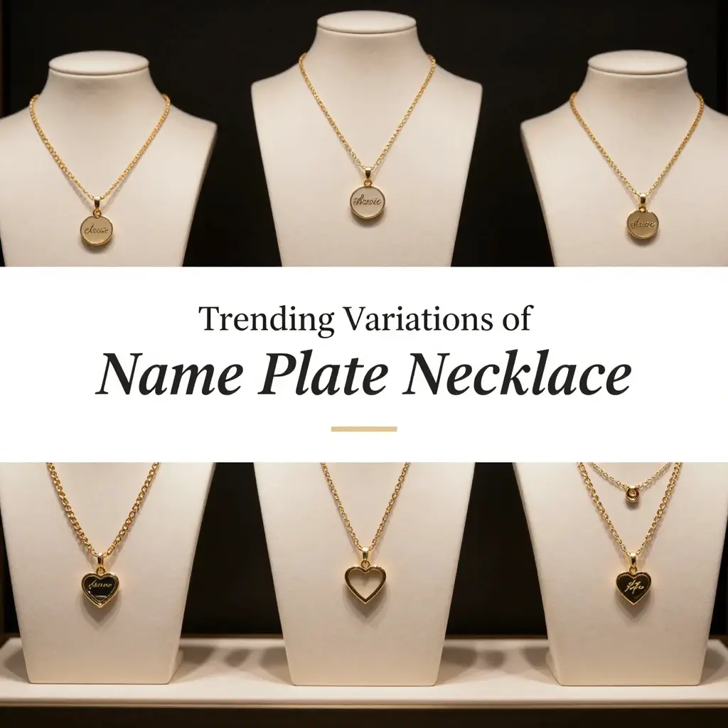 name plate necklace